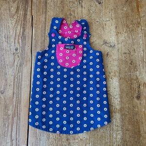 Patagonia Kids Navy Dress with Pink Daisy Accents